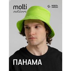 Панама molti, размер 56-58, зеленое яблоко