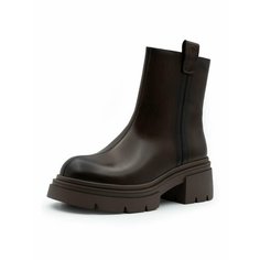 Полусапоги Pierre Cardin, полнота G (EU)/ на среднюю и широкую стопу, размер 39, коричневый