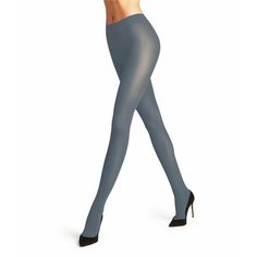 Колготки Falke Pure Matt, размер 1, серый, белый