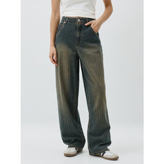 Джинсы широкие Sela Baggy Fit, размер L INT, индиго