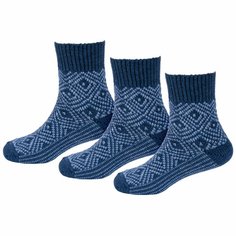 Носки RuSocks Базовая коллекция, 3 пары, размер 13-14, , джинс