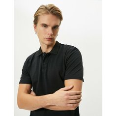 Поло KOTON, размер XXL, черный