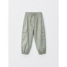 Брюки Sela, размер 98, серо-зеленый