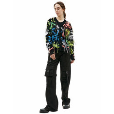 Кардиган Charles Jeffrey Loverboy, размер M, , черный
