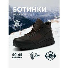 Ботинки Alessio Nesca, размер 42, коричневый