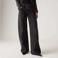 Джинсы палаццо Levis Straight, размер 28/31, черный Levis®