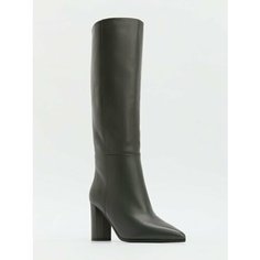 Сапоги TENDANCE, полнота C, размер 40, серо-зеленый
