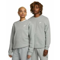 Свитшот спортивный NIKE M NSW CLUB CRW BB, размер XS, , серый