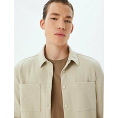 Кардиган KOTON, размер L, , бежевый