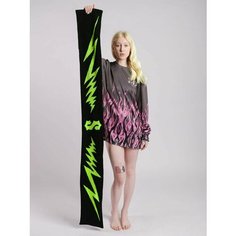 Шарф SEVERCLOTHING,165, черный/желтый