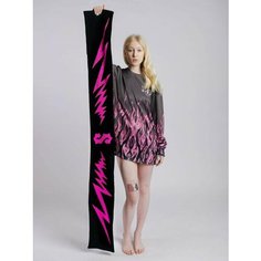 Шарф SEVERCLOTHING,165, черный/розовый