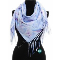 Платок Cashmere,100х100 см, синий