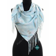 Платок Cashmere,100х100 см, бирюзовый