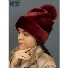 Шапка Po Sezonu, размер 59-60, бордовый