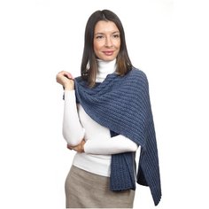 Шарф GOLDENIKA,180х30 см, индиго