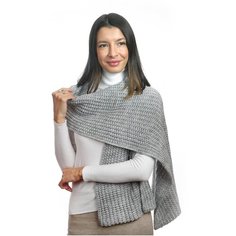 Шарф GOLDENIKA,180х30 см, светло-серый