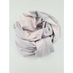 Шарф ,180х70 см, серый, розовый Blagidog