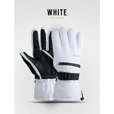 Перчатки Skifree, размер 7.5, белый