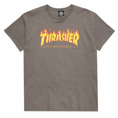 Футболка THRASHER, размер L, charcoal grey