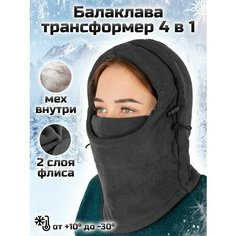 Балаклава LuxFish, размер 50-60, серый
