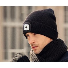 Шапка бини Lukky, размер 55-60, черный
