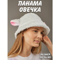Панама Plush Story, размер 54/56, белый