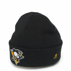 Шапка Atributika & Club Pittsburgh Penguins, размер 52-54, черный