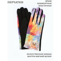 Перчатки , размер L, мультиколор, желтый Victory