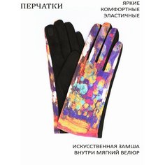 Перчатки , размер L, фиолетовый, мультиколор Victory