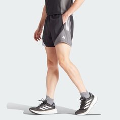 Шорты спортивные adidas Own the Run, размер 2XL7, black/halo silver/grey five