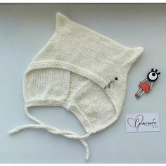 Шапка ушанка шапочка из пуха норки, размер 56/58, белый Bags&Hats