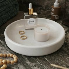 Подставка для украшений MUSKO, 19х3.5х19 см, , белый
