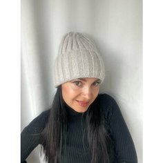 Шапка бини , размер 54/59, серый Linera Knitting