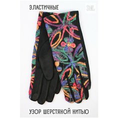 Перчатки , размер универсальный, мультиколор, черный Нет бренда