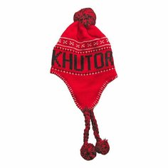 Шапка АКМ, размер Универсальный, черный, красный