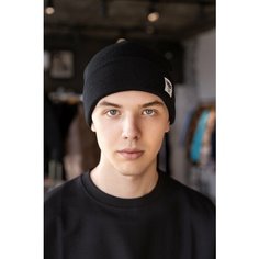 Шапка бини БОРДШОП#1, размер 54/60, черный