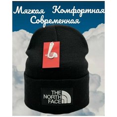 Шапка бини , размер 54/60, черный Нет бренда