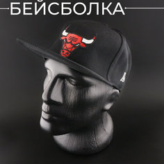 Бейсболка , размер 50/52, черный Нет бренда