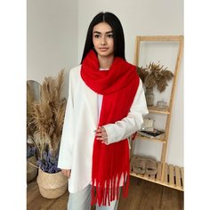 Шарф YuliyaMoon,230х35 см, one size, красный