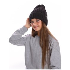 Шапка бини Modniki, размер XL(54-56), черный
