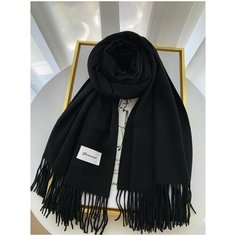 Палантин ,200х70 см, черный Wasabi Trend