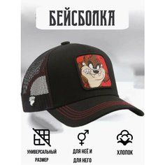 Бейсболка бини , размер M-L, черный Нет бренда