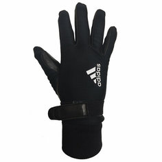 Перчатки adidas, размер 6.5, черный
