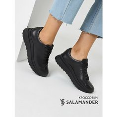 Кроссовки Salamander, полнота 4 (RU)/ на узкую и среднюю стопу, размер 36, черный