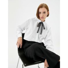 Рубашка KOTON, размер 36, белый