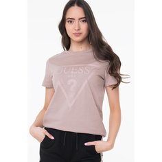 Футболка GUESS, размер S, пыльная роза