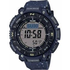Наручные часы CASIO Pro Trek, черный, синий, серый