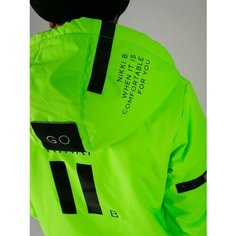 Парка, размер 152, зеленый Без бренда