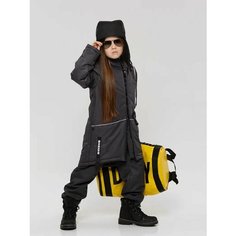 Парка, размер 116, серый Без бренда