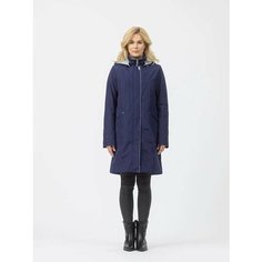 Пальто Maritta, размер 40, голубой, фиолетовый